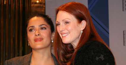 Salma Hayek og Julianne Moore
